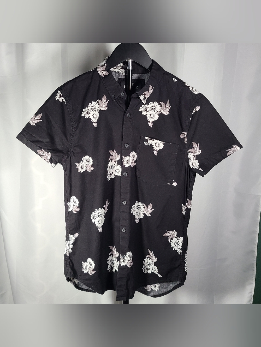 Hollister Epic Flex Stretch Top - Black & White